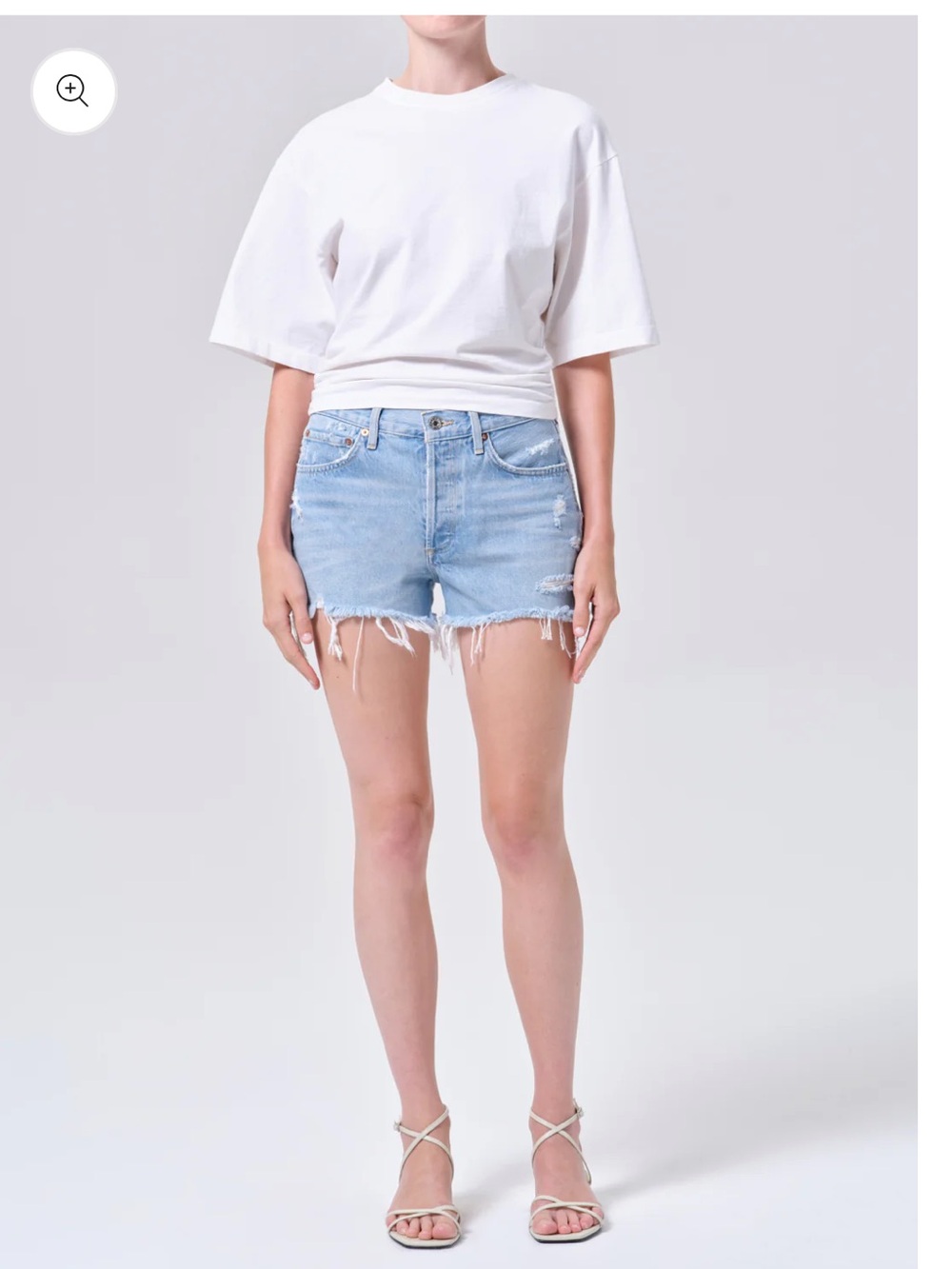 Agolde Parker Vintage Cut-Off Short. Size 24